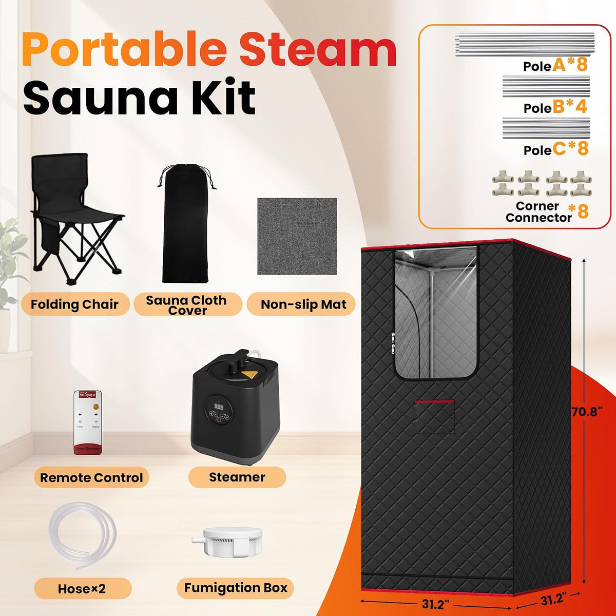 Personal Home Steam Sauna