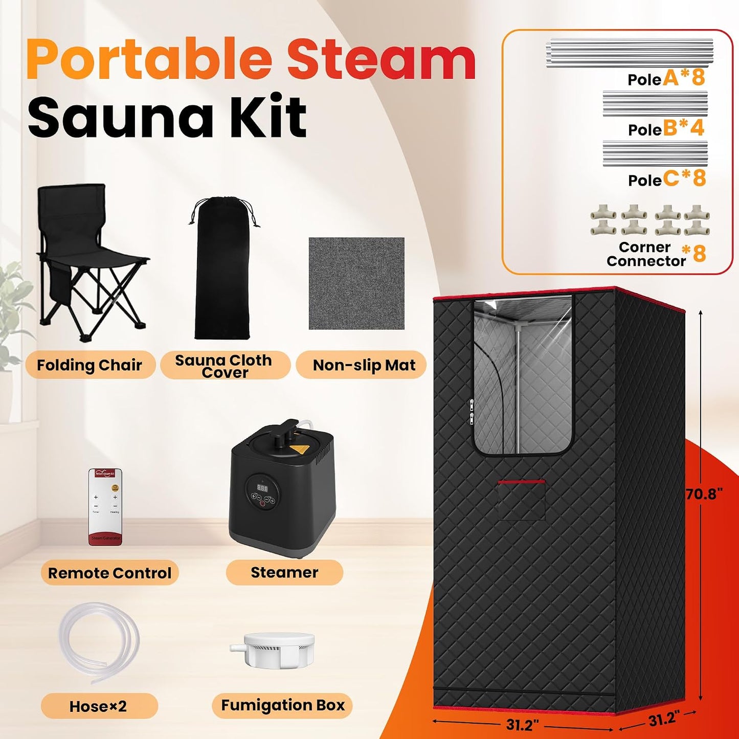 Personal Home Steam Sauna