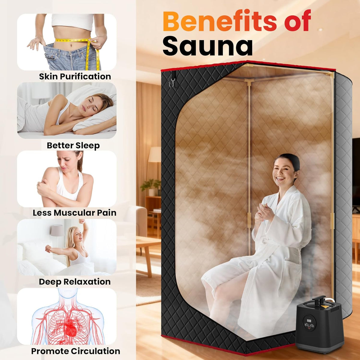 Personal Home Steam Sauna