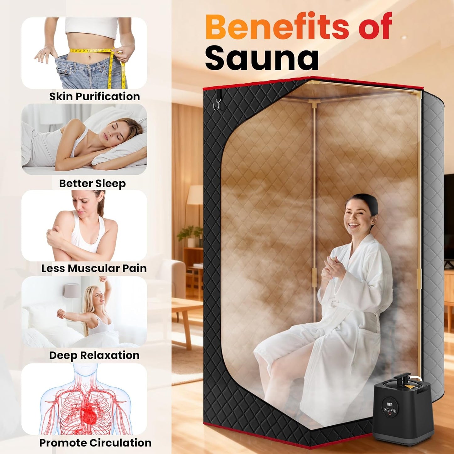 Personal Home Steam Sauna