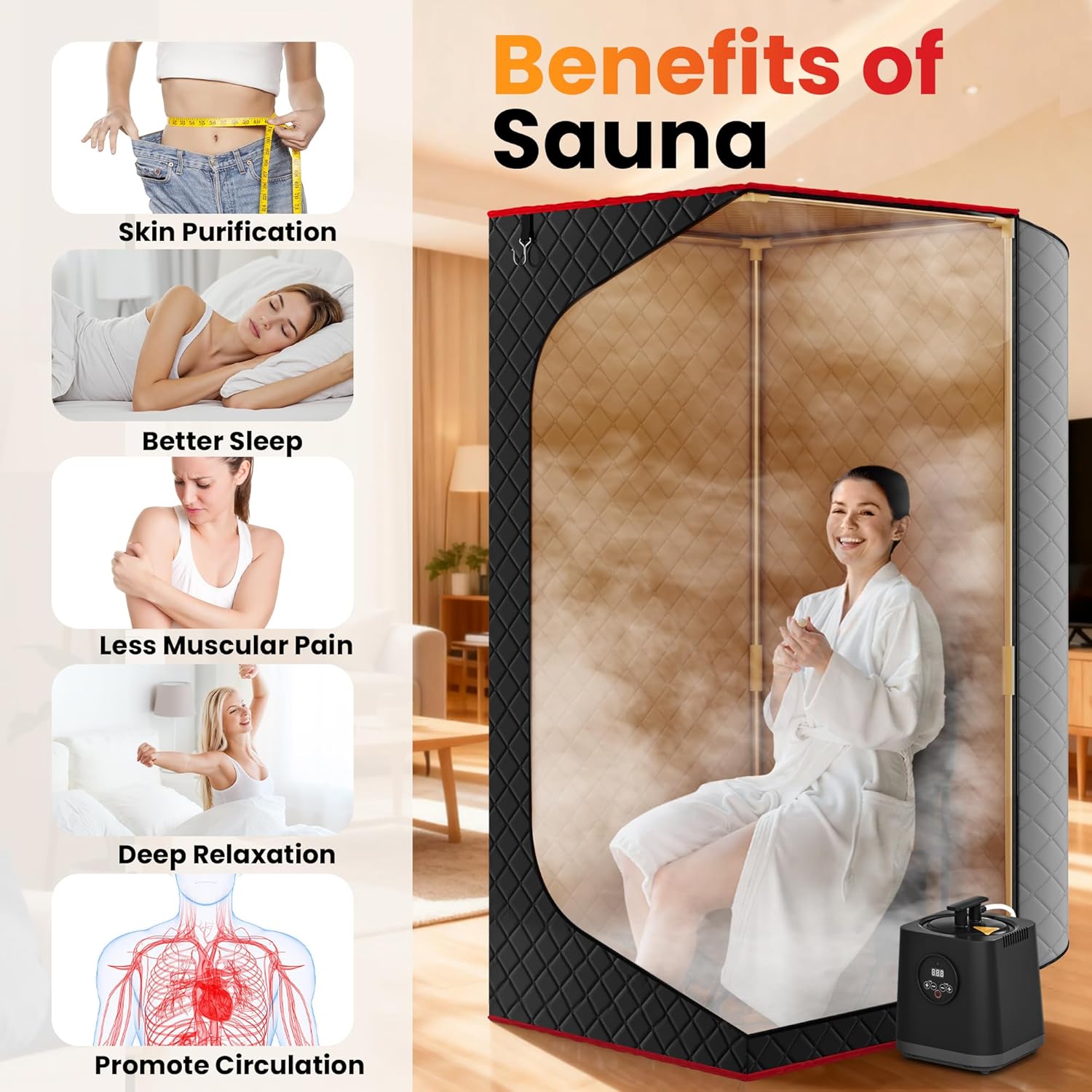 Personal Home Steam Sauna