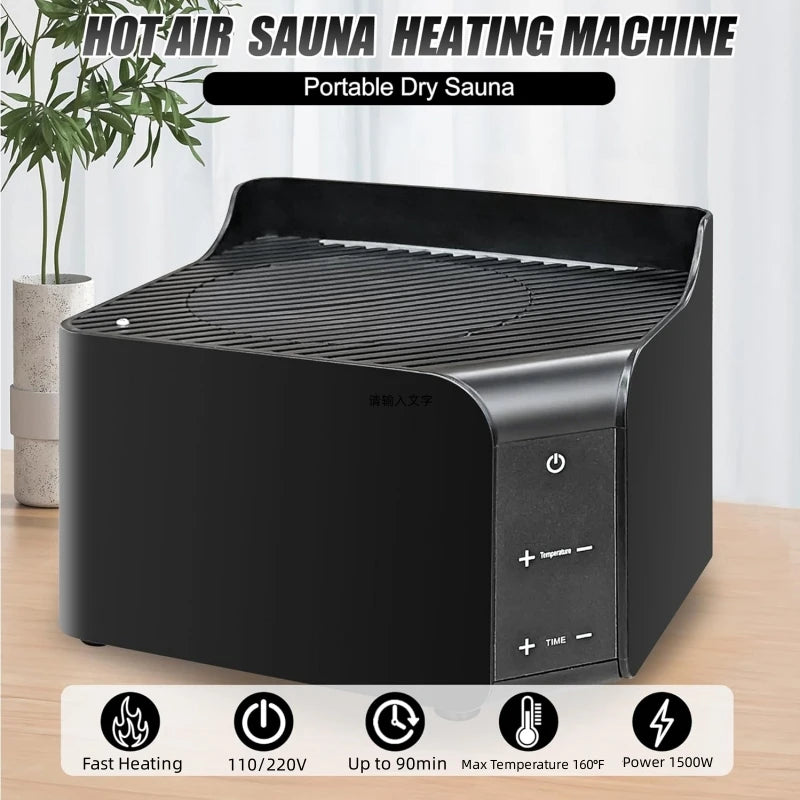 Portable Dry Sauna Hot Air Heater 1500W Electric Dry Heater for Portable Sauna 110/220V Dry Sauna Heater 30S Fast Heating ﻿